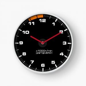 Motorsport-Inspired Racing Tachometer Clock
