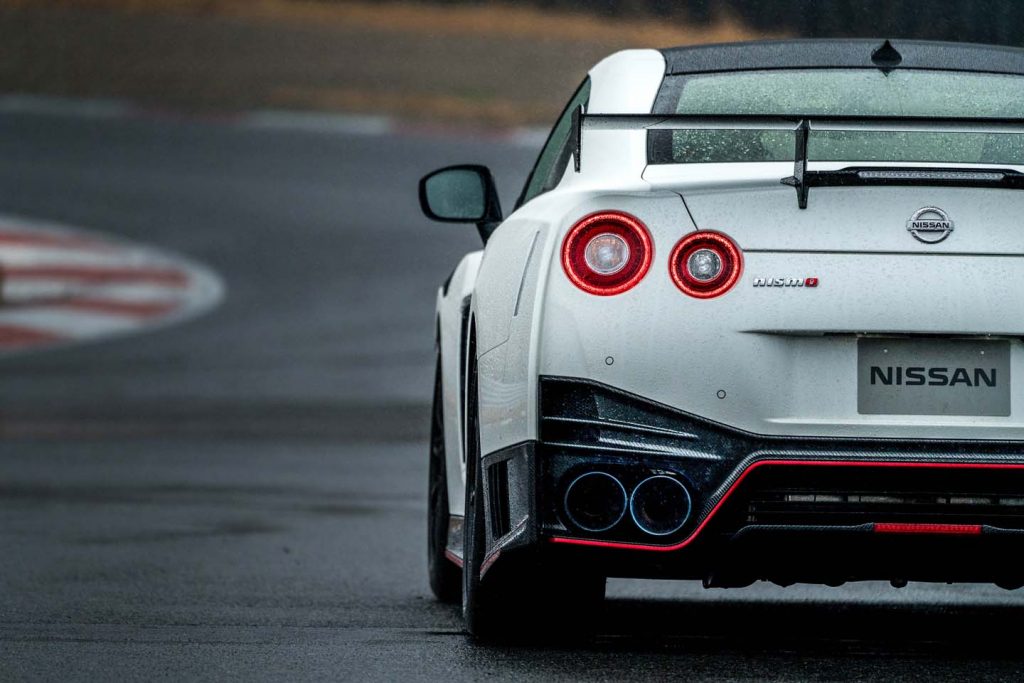 Nismo GT-R Rear End On Track