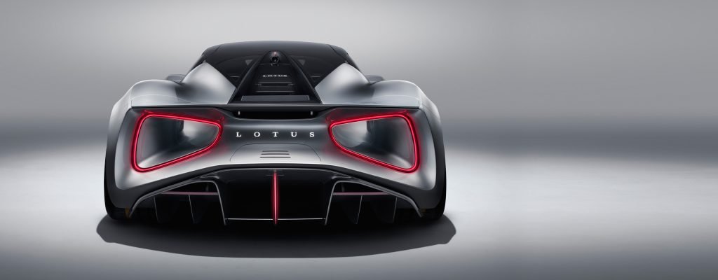 Lotus Evija Hypercar Rear End