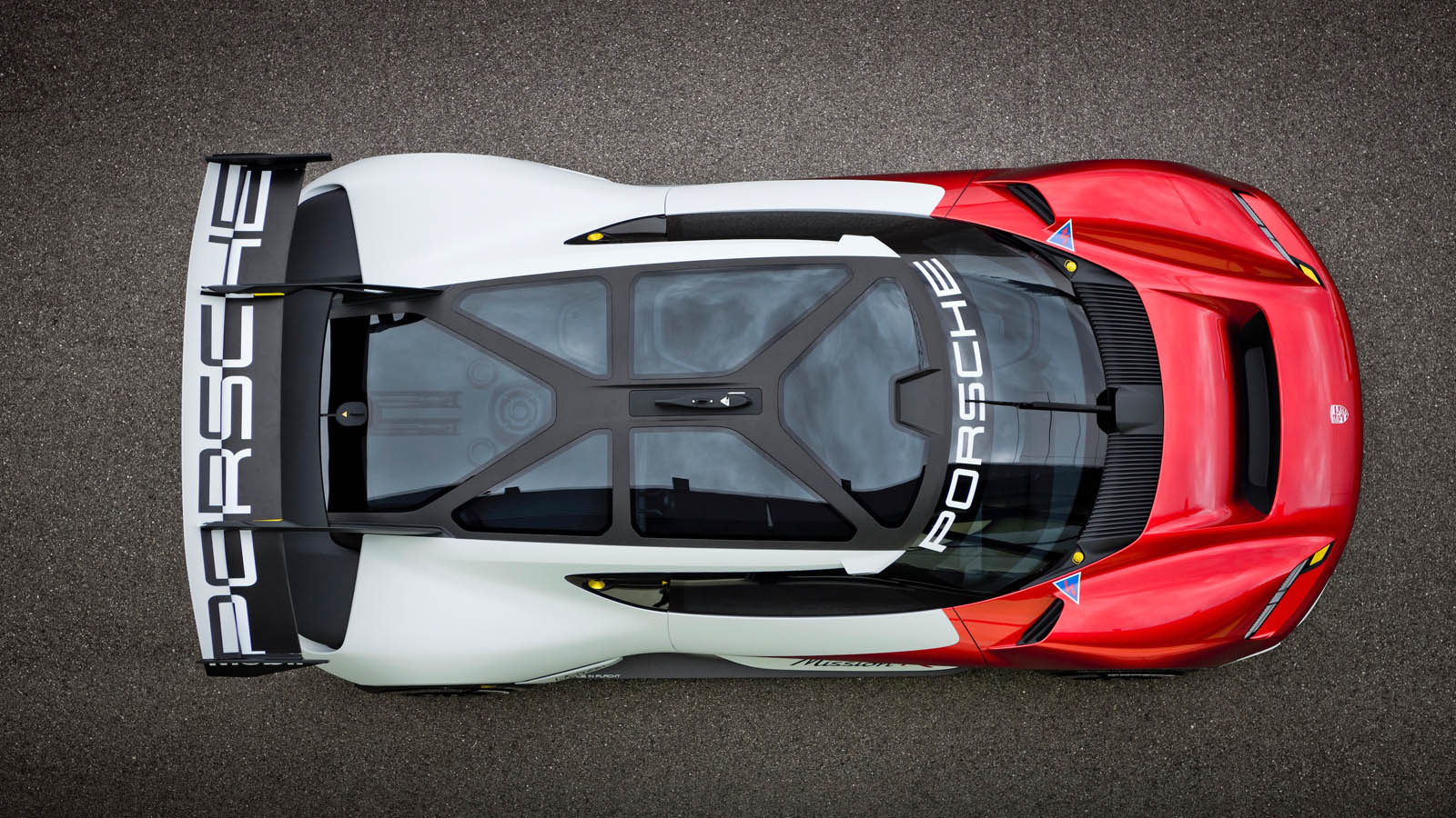 Porsche Mission R Concept View from Above