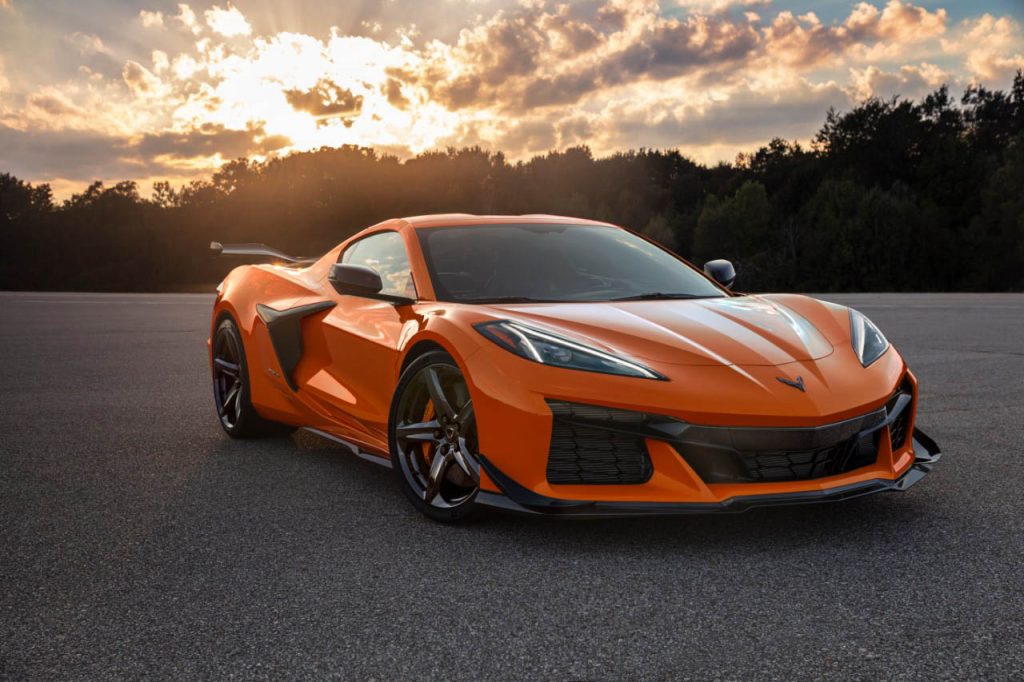 2023 Chevrolet Corvette Z06 Front Three Quarter View