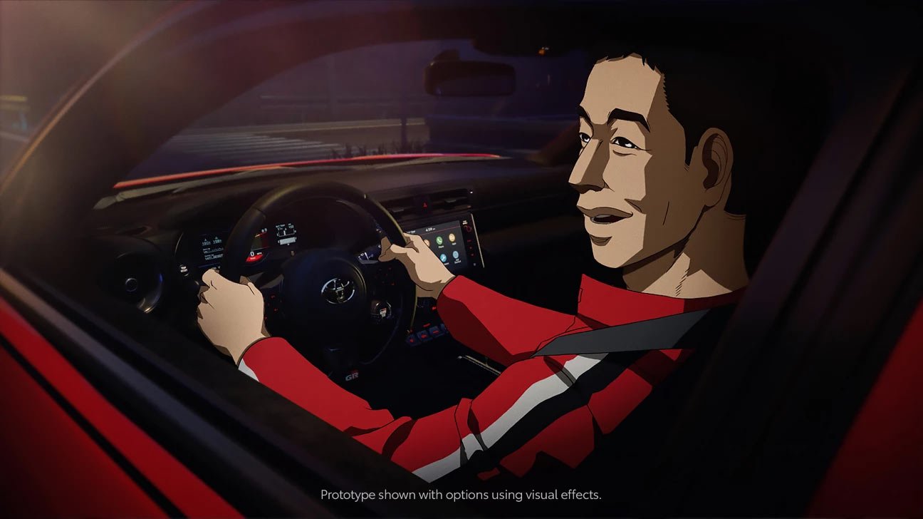 Toyota Returns to Manga Classic 'Initial D' for GR86 Launch