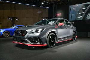 2022 Subaru WRX S4 STI Performance Concept Front Three Quarter View at 2022 Tokyo Auto Salon