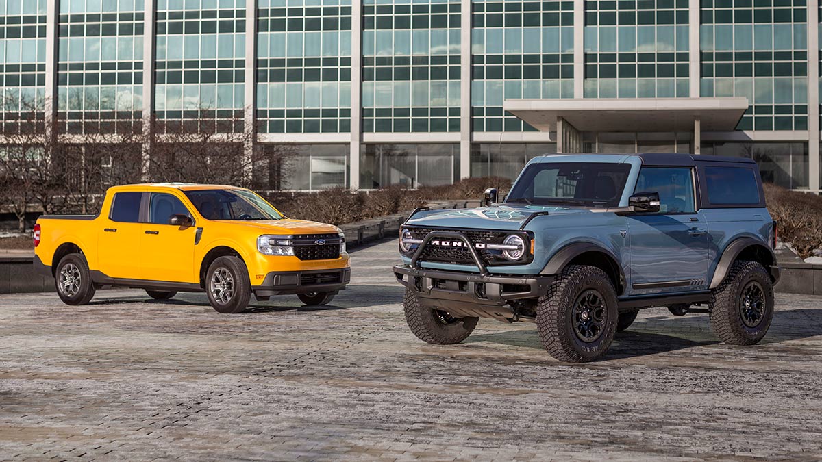 2022 Ford Maverick and Ford Bronco